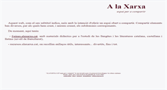 Desktop Screenshot of alaxarxa.cat