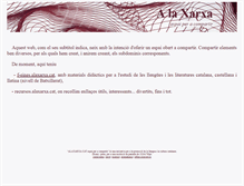 Tablet Screenshot of alaxarxa.cat